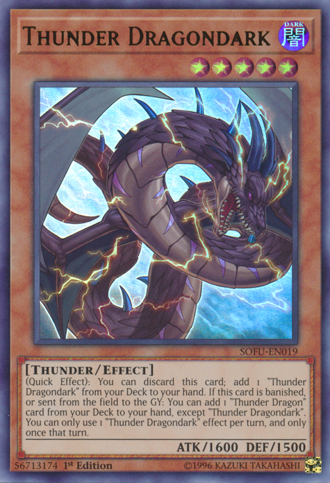 Thunder Dragondark [SOFU-EN019] Ultra Rare | A1Comics