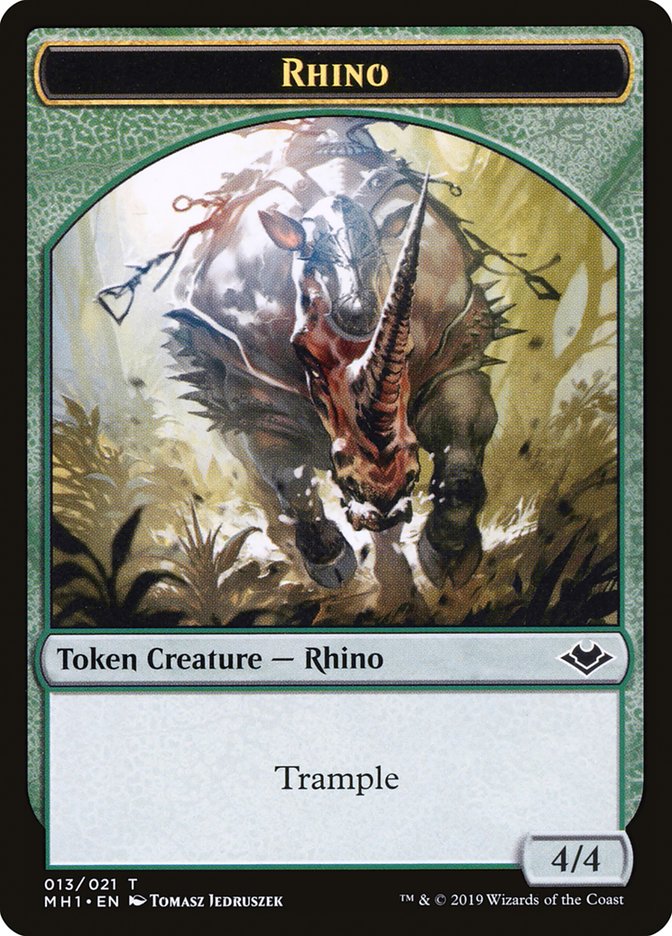 Goblin (010) // Rhino (013) Double-Sided Token [Modern Horizons Tokens] | A1Comics