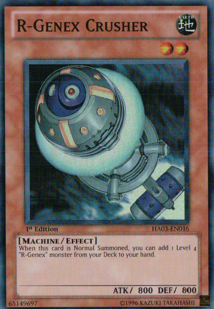 R-Genex Crusher [HA03-EN016] Super Rare | A1Comics