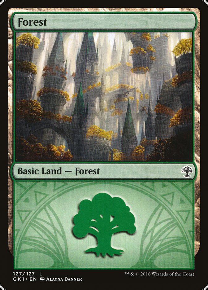 Forest (127) [Guilds of Ravnica Guild Kit] | A1Comics