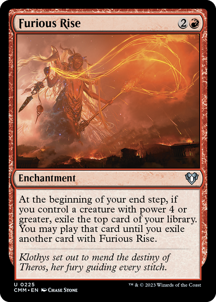 Furious Rise [Commander Masters] | A1Comics