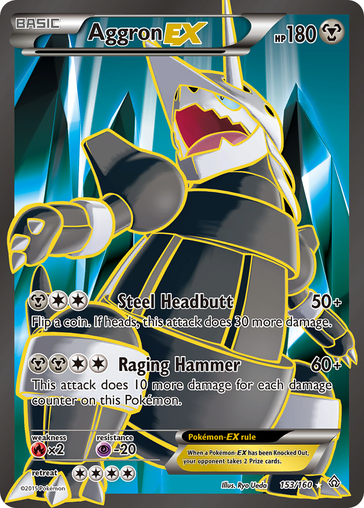 Aggron EX (153/160) [XY: Primal Clash] | A1Comics