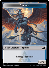 Spirit (0018) // Sphinx Double-Sided Token [Ravnica Remastered Tokens] | A1Comics