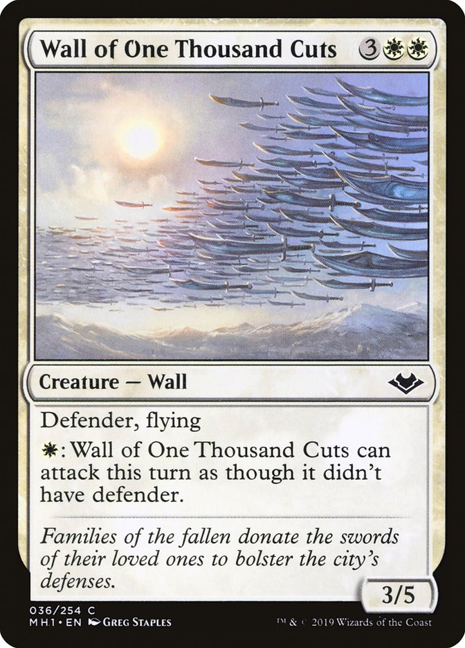 Wall of One Thousand Cuts [Modern Horizons] | A1Comics