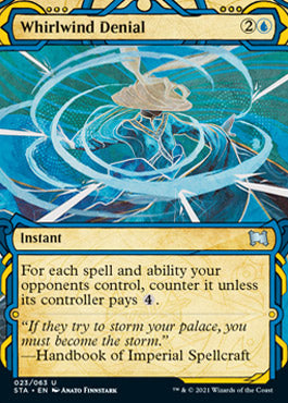 Whirlwind Denial (Foil Etched) [Strixhaven: School of Mages Mystical Archive] | A1Comics