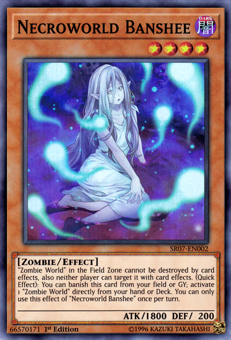 Necroworld Banshee [SR07-EN002] Super Rare | A1Comics