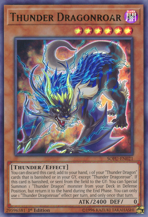 Thunder Dragonroar [SOFU-EN021] Ultra Rare | A1Comics