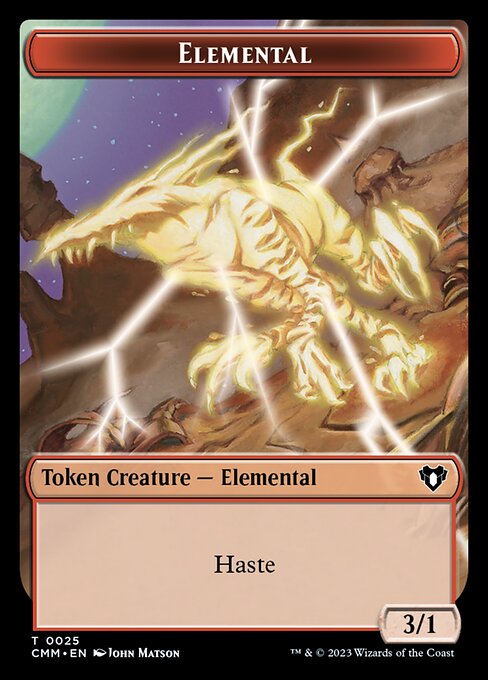 Eldrazi Scion // Elemental (0025) Double-Sided Token [Commander Masters Tokens] | A1Comics