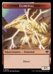 Eldrazi Spawn // Elemental (0025) Double-Sided Token [Commander Masters Tokens] | A1Comics