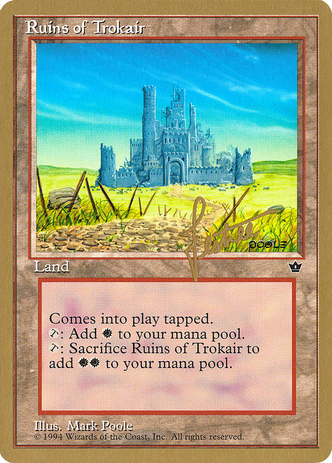 Ruins of Trokair (Bertrand Lestree) [Pro Tour Collector Set] | A1Comics