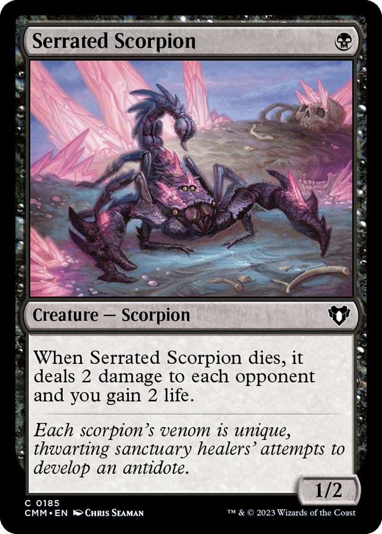 Serrated Scorpion [Commander Masters] | A1Comics