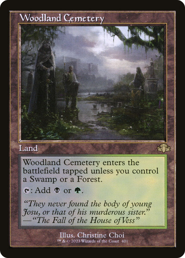 Woodland Cemetery (Retro) [Dominaria Remastered] | A1Comics