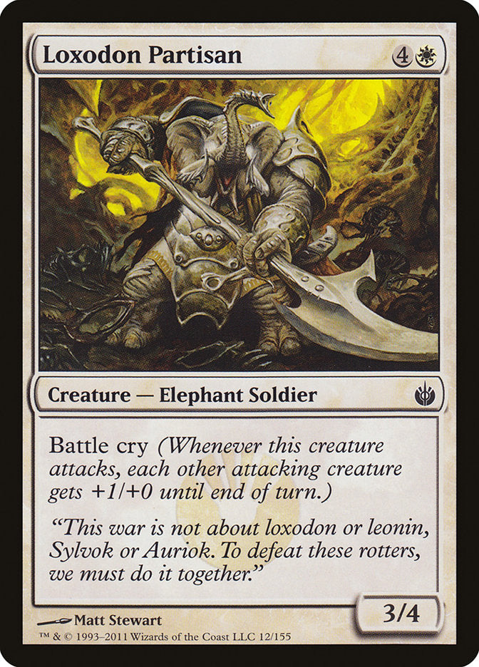 Loxodon Partisan [Mirrodin Besieged] | A1Comics