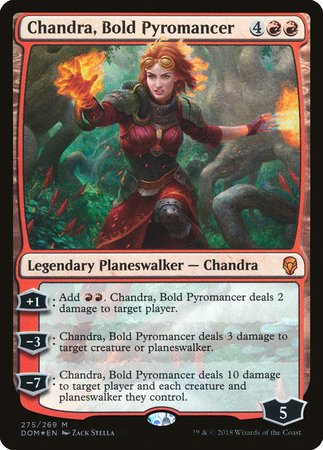 Chandra, Bold Pyromancer [Dominaria] | A1Comics