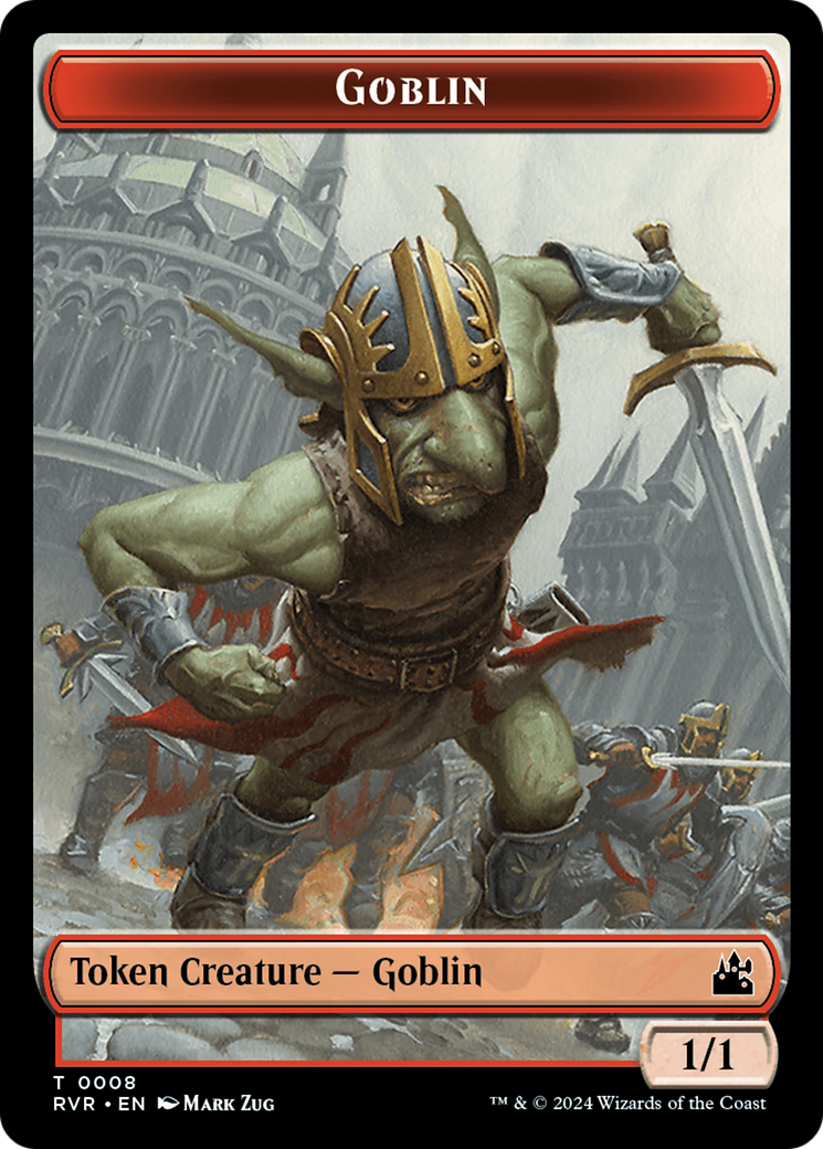 Goblin (0008) // Zombie Double-Sided Token [Ravnica Remastered Tokens] | A1Comics