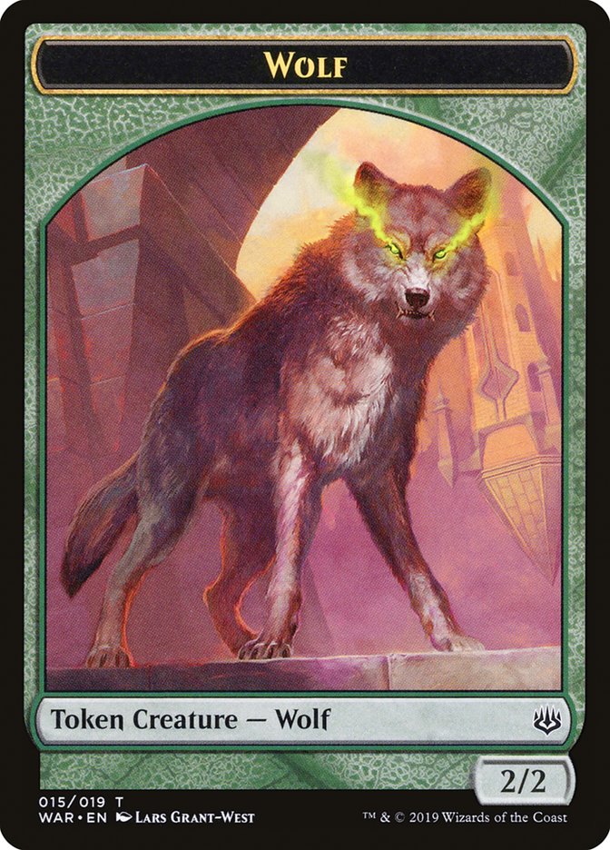 Wolf Token [War of the Spark Tokens] | A1Comics