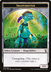 Zombie // Shapeshifter Double-Sided Token [Commander 2018 Tokens] | A1Comics