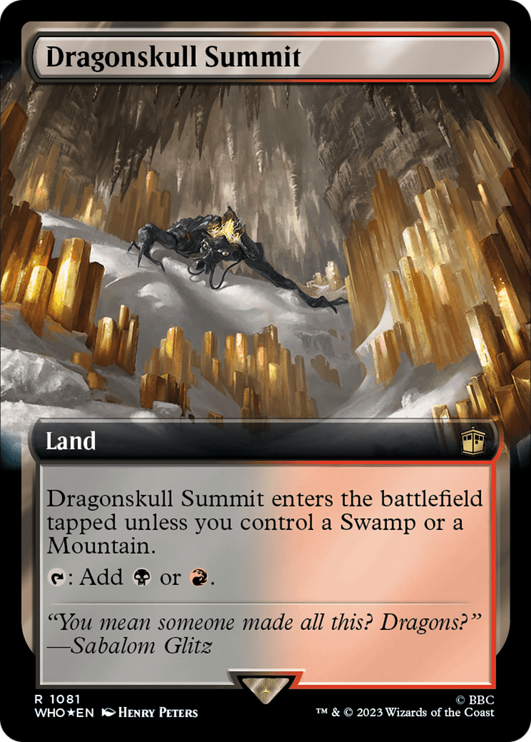 Dragonskull Summit (Extended Art) (Surge Foil) [Doctor Who] | A1Comics