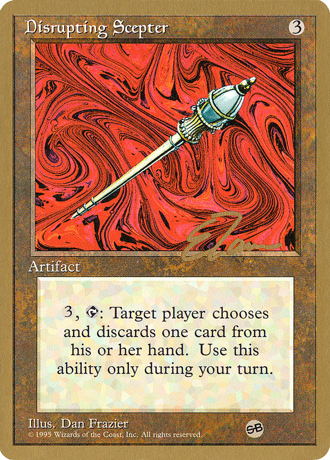 Disrupting Scepter (Eric Tam) (SB) [Pro Tour Collector Set] | A1Comics