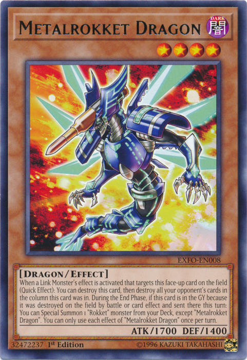 Metalrokket Dragon [EXFO-EN008] Rare | A1Comics