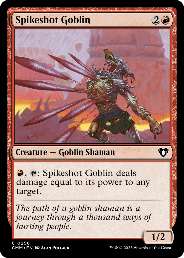 Spikeshot Goblin [Commander Masters] | A1Comics