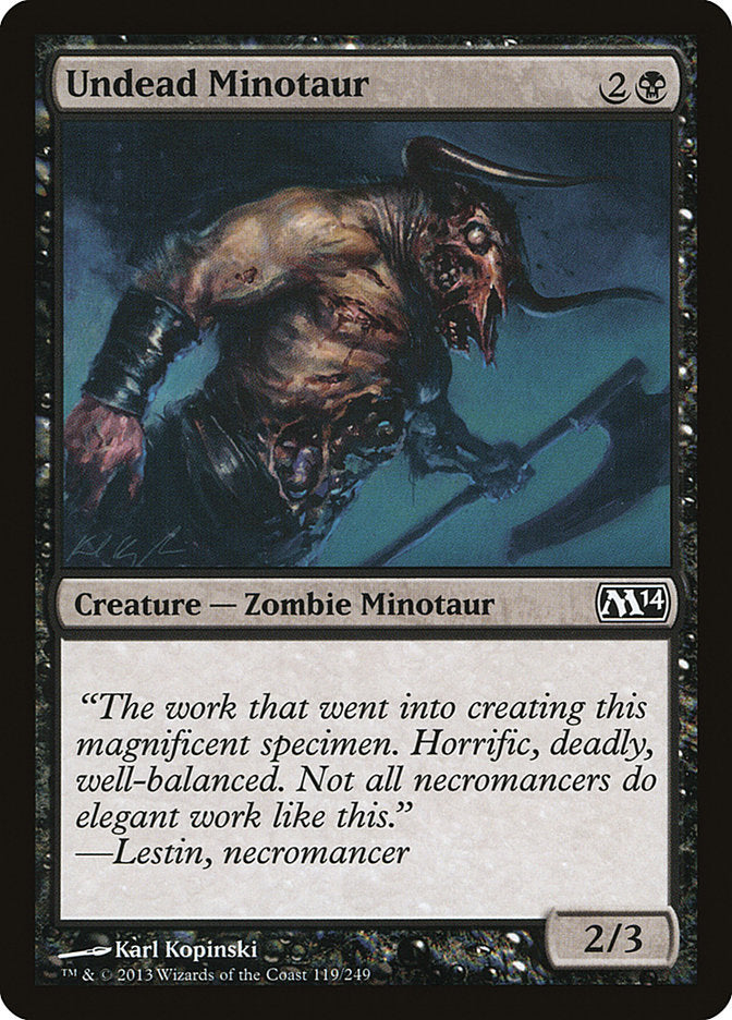 Undead Minotaur [Magic 2014] | A1Comics