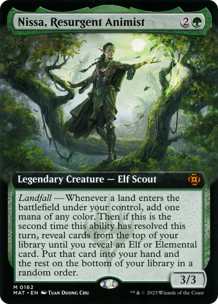 Nissa, Resurgent Animist (Extended Art) [March of the Machine: The Aftermath] | A1Comics