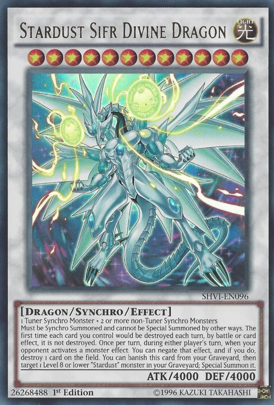 Stardust Sifr Divine Dragon [SHVI-EN096] Ultra Rare | A1Comics