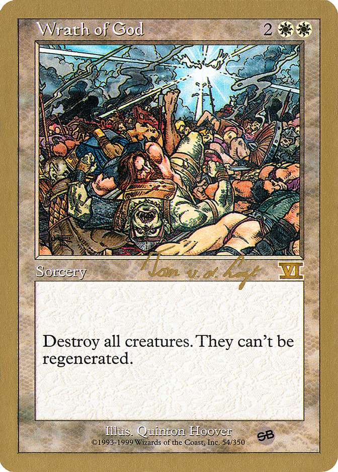 Wrath of God (Tom van de Logt) (SB) [World Championship Decks 2000] | A1Comics