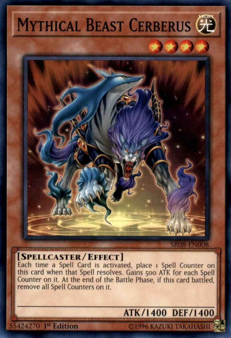 Mythical Beast Cerberus [SR08-EN008] Common | A1Comics