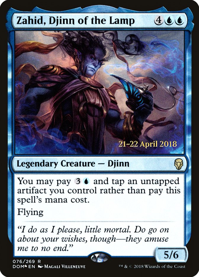 Zahid, Djinn of the Lamp [Dominaria Prerelease Promos] | A1Comics