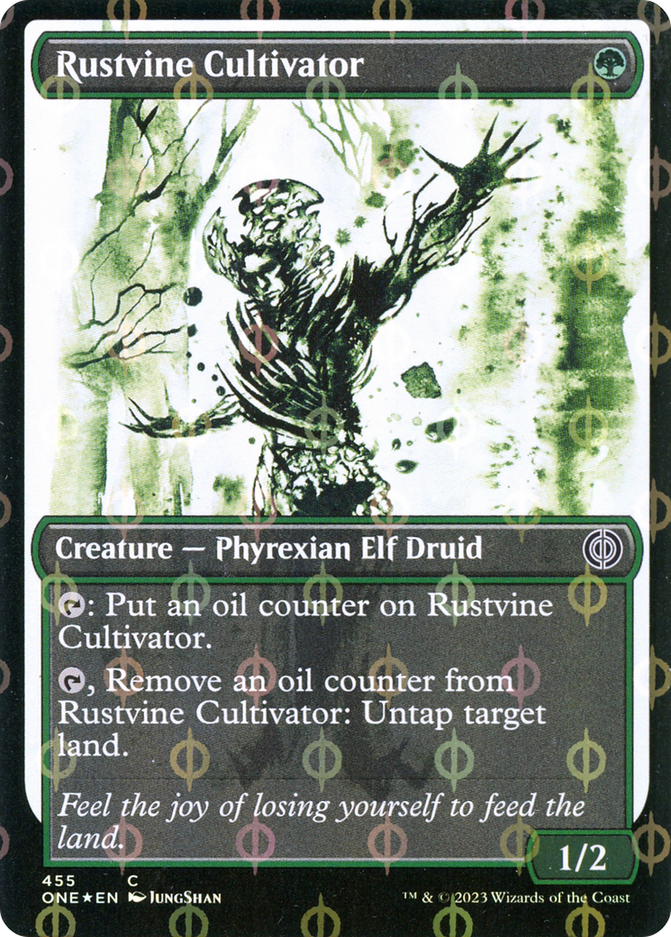 Rustvine Cultivator (Showcase Ichor Step-and-Compleat Foil) [Phyrexia: All Will Be One] | A1Comics