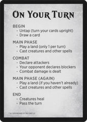 Rules Card [War of the Spark Tokens] | A1Comics