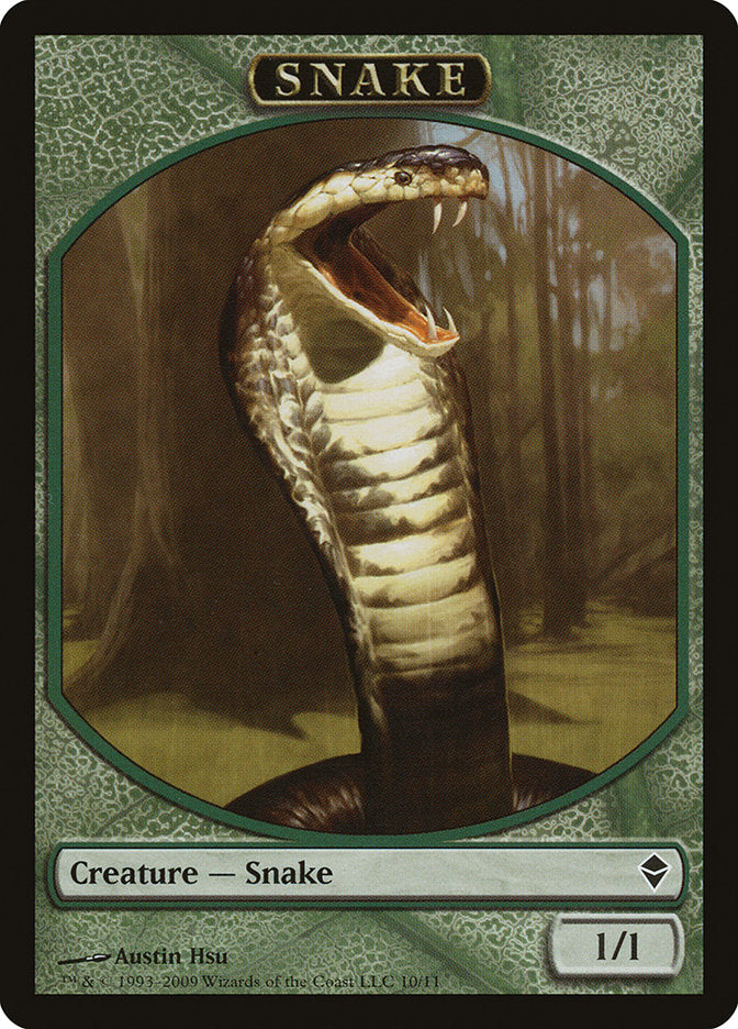 Snake Token [Zendikar Tokens] | A1Comics