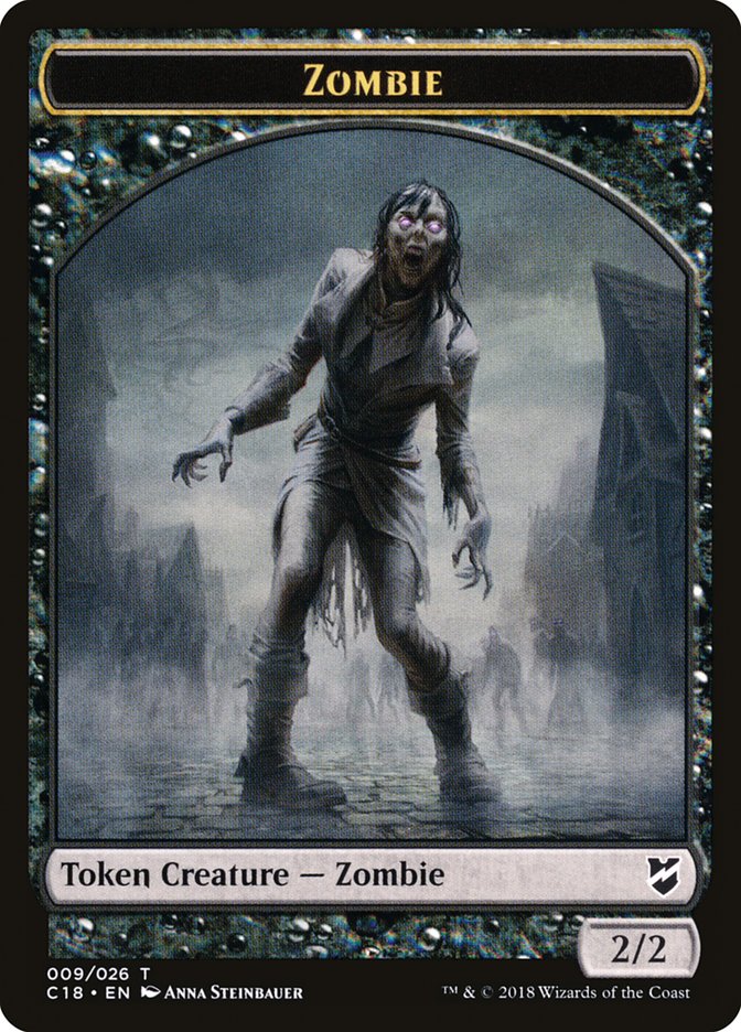 Zombie Token [Commander 2018 Tokens] | A1Comics