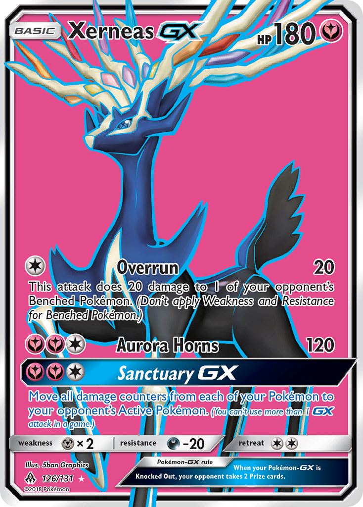 Xerneas GX (126/131) [Sun & Moon: Forbidden Light] | A1Comics