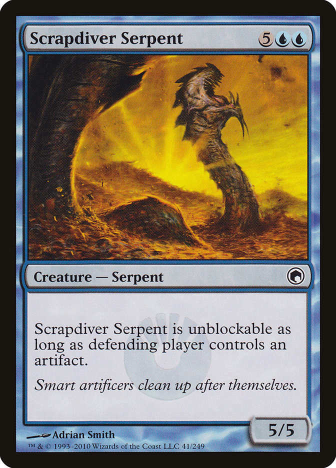 Scrapdiver Serpent [Scars of Mirrodin] | A1Comics