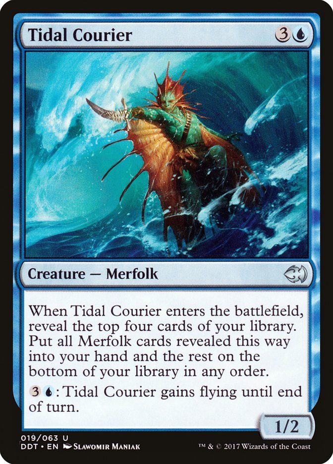 Tidal Courier [Duel Decks: Merfolk vs. Goblins] | A1Comics