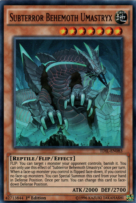 Subterror Behemoth Umastryx [TDIL-EN083] Ultra Rare | A1Comics