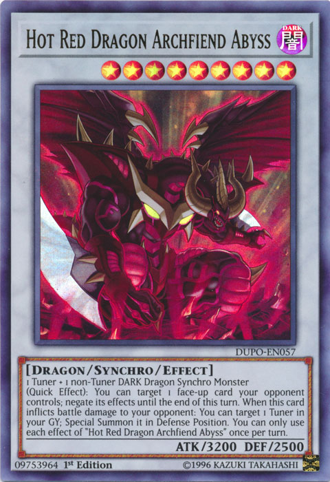 Hot Red Dragon Archfiend Abyss [DUPO-EN057] Ultra Rare | A1Comics