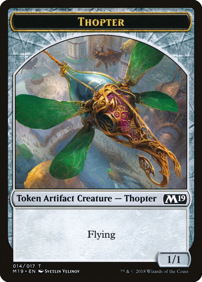 Zombie // Thopter Double-Sided Token (Game Night) [Core Set 2019 Tokens] | A1Comics