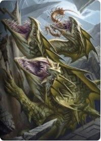 Grakmaw, Skyclave Ravager Art Card [Zendikar Rising Art Series] | A1Comics