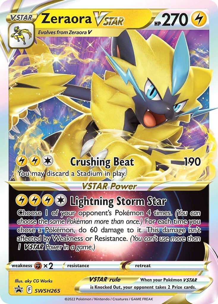 Zeraora VSTAR (SWSH265) [Sword & Shield: Black Star Promos] | A1Comics