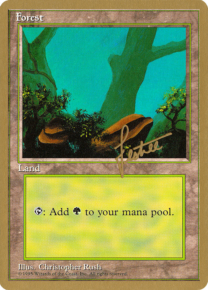 Forest (bl378) (Bertrand Lestree) [Pro Tour Collector Set] | A1Comics