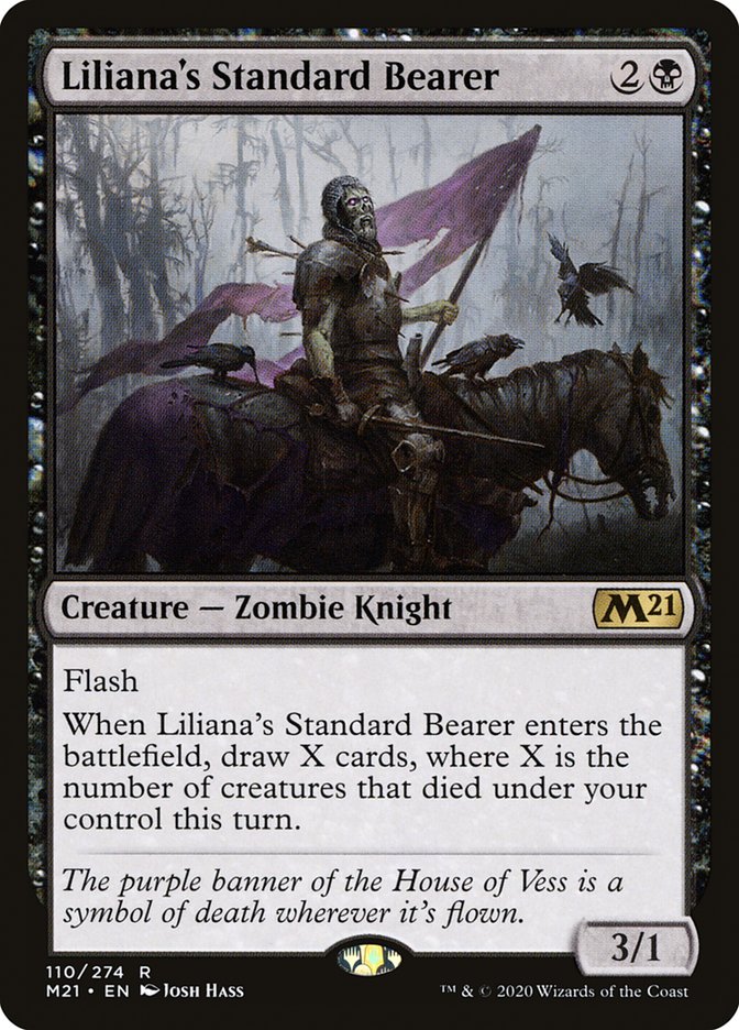 Liliana's Standard Bearer [Core Set 2021] | A1Comics