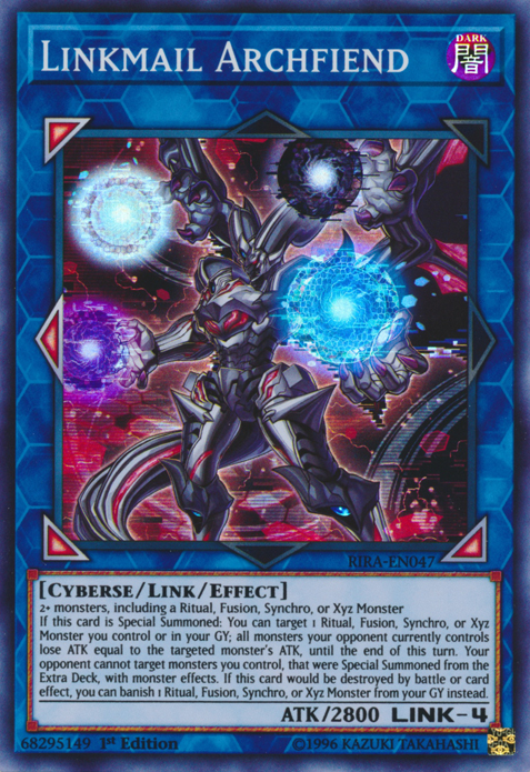 Linkmail Archfiend [RIRA-EN047] Super Rare | A1Comics