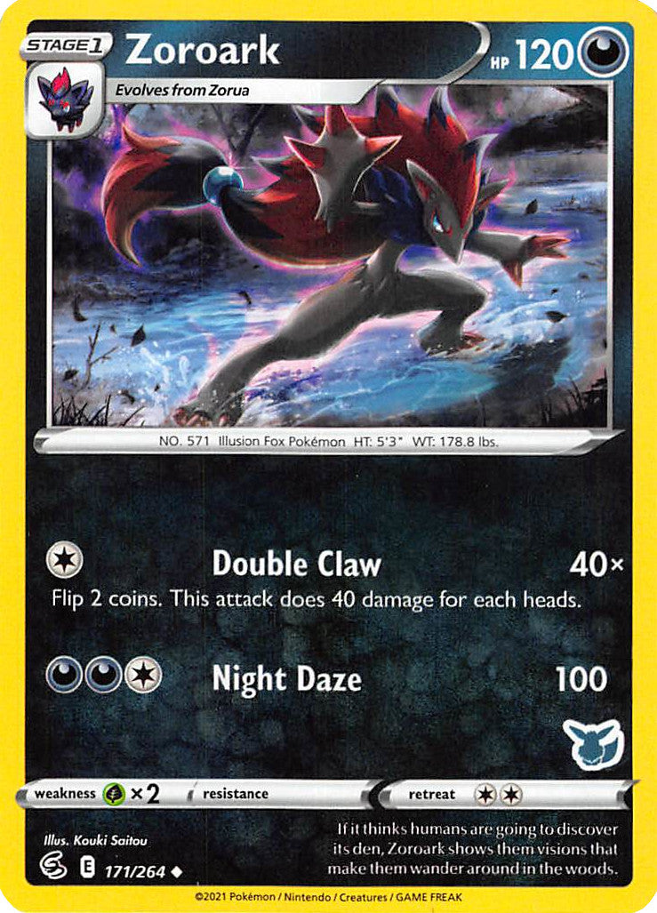 Zoroark (171/264) (Eevee Deck) [Battle Academy 2022] | A1Comics