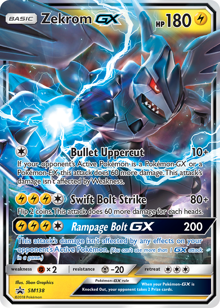 Zekrom GX (SM138) [Sun & Moon: Black Star Promos] | A1Comics