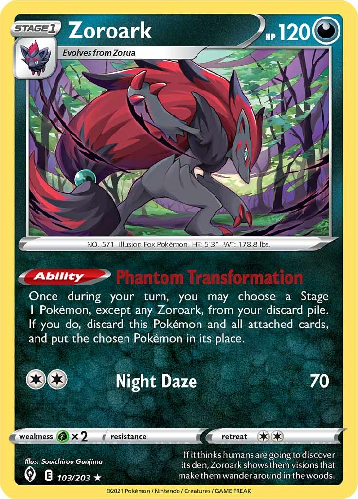 Zoroark (103/203) [Sword & Shield: Evolving Skies] | A1Comics