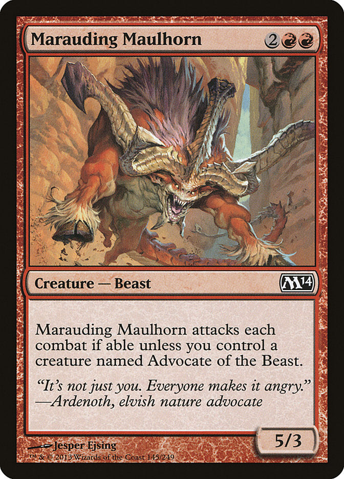 Marauding Maulhorn [Magic 2014] | A1Comics